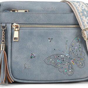 Crossbody Bags for Women Trendy Leather Crossbody Purse Shoulder Handbags Butter